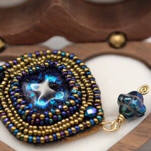 Handmade Bohemian Beaded Pendant